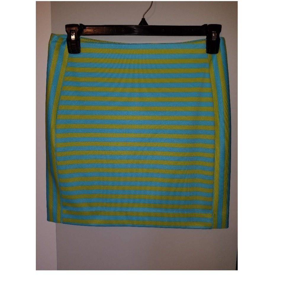 NWT Michael Kors Striped Mini Skirt Size 8 v250
